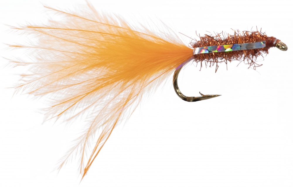 The Essential Fly Orange Brite Lite Fishing Fly
